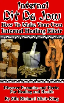 Mieir King's Internal Dit Da Jow book cover, Mieir King's Kung Fu and Tai Chi